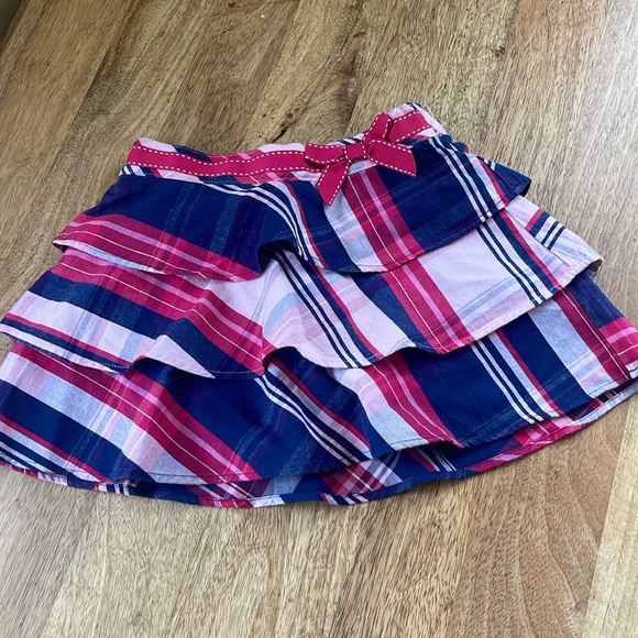 Girls Plaid Tiered Skort - Preppy Puppy , NWT, size 12/18 - Picture 4 of 6